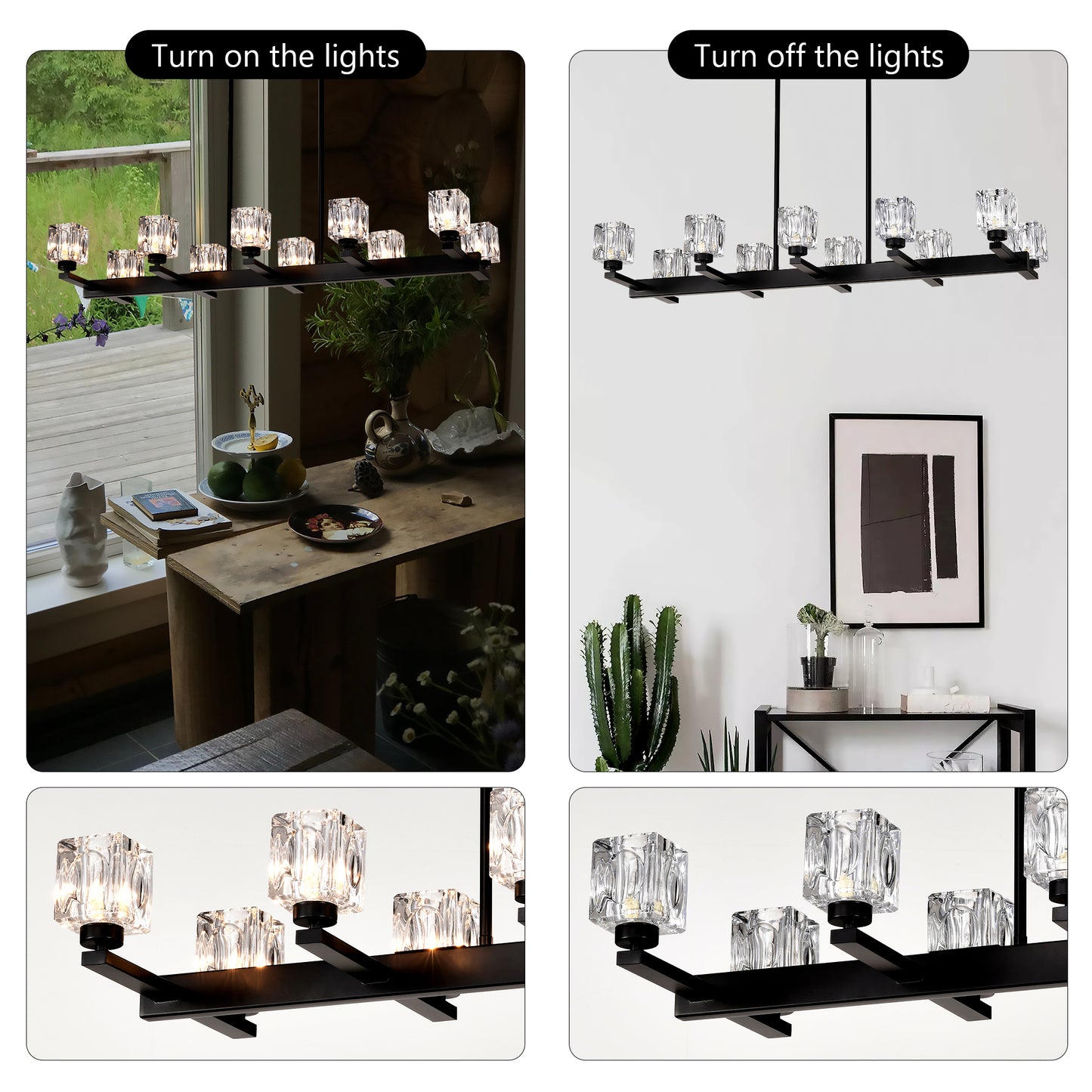 Luna Noir Chandelier