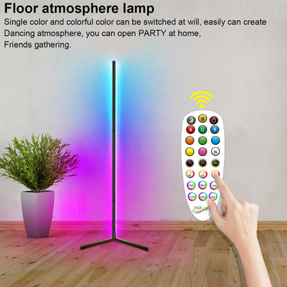 Led Colorful Floor Ambience Light Bluetooth RGB Living Room Bedroom Floor Lamp