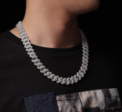 Jinba Legend Set Embellished With Top-quality Moissanite, This Luxurious And Fashionable Light Luxury Trend Jewelry Includes Silver Pendant Necklace, Collar Chain, And S925 Silver Electroplated With