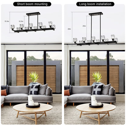 Luna Noir Chandelier